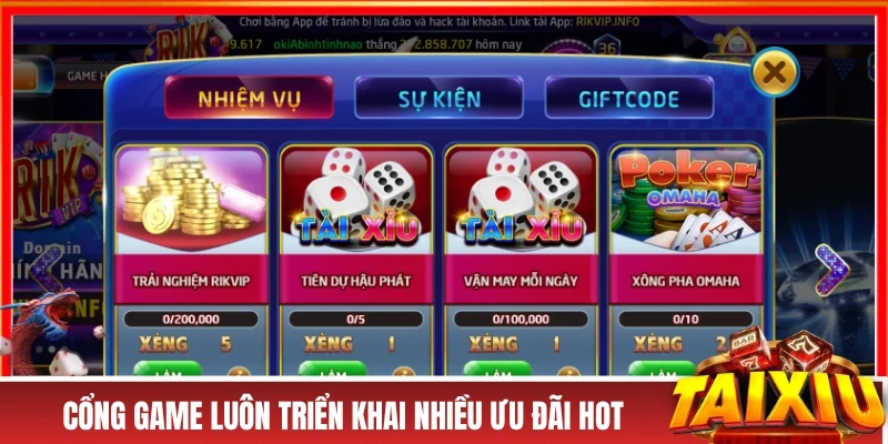 RIKVIP - Sân Chơi Đổi Thưởng Đích Thực Cho Các Rich Kid Cổng game luôn triển khai nhiều ưu đãi cực hot